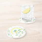 母の日の青い愛鳥 コースター (側面)