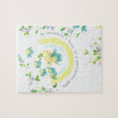 母の日の青い愛鳥 ジグソーパズル (横)