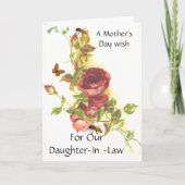 母の日の願い カード (正面)