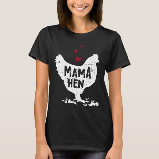 母の日の養鶏ママ Tシャツ (正面)