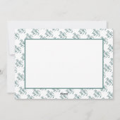 母の日の魔法： whimsicalな小人の喜び シーズンカード (裏面)