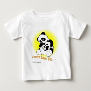 母の日のgigglePanda ベビーTシャツ