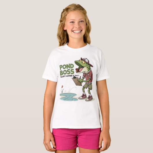 母の日のPond Boss Tシャツ (正面フル)