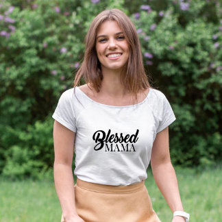 母の日のTシャツにウェアラブルな愛 トライブレンドＴシャツ