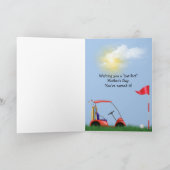 母の日のT型ゴルフボール カード (内部)