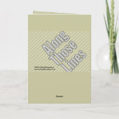 ….母の日はいつですか。 挨拶状 カード (裏面)