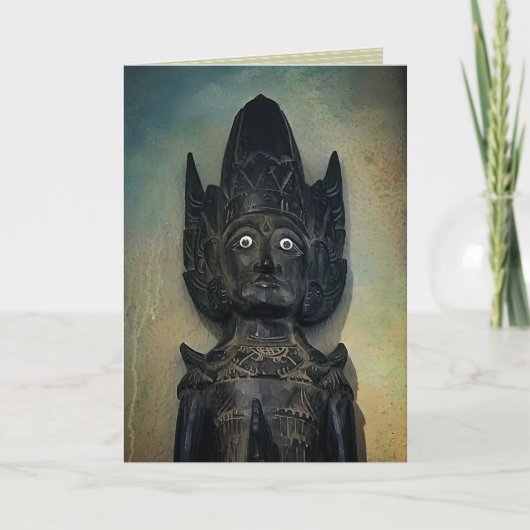 ….母の日はいつですか。 挨拶状 カード (正面)