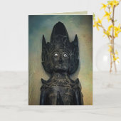 ….母の日はいつですか。 挨拶状 カード (黄色い花)