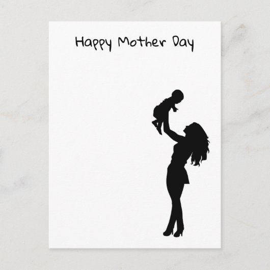 母の日はがき ポストカード (正面)