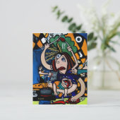 母の日はがき ポストカード (スタンド正面)