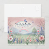 母の日はがき ポストカード (正面/裏面)