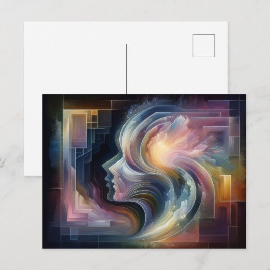 母の日はがき ポストカード (正面/裏面)