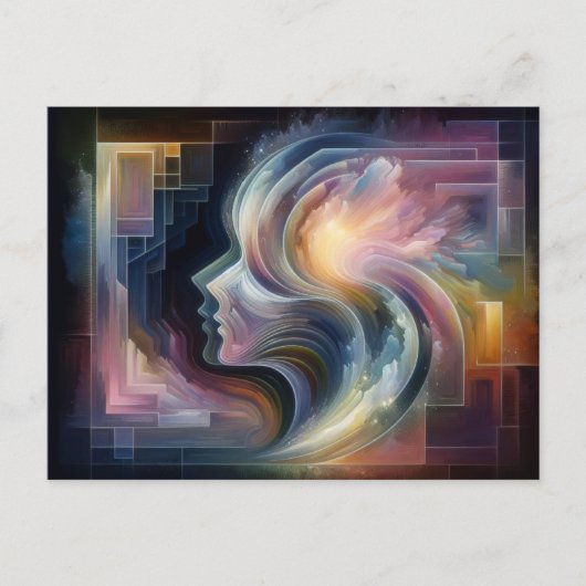 母の日はがき ポストカード (正面)