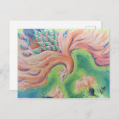 母の日はがき「母のぬくもり」 ポストカード (正面/裏面)