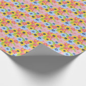 母の日は幸せ最高のでも ラッピングペーパー (角)