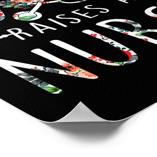 母の日は最高の母が育てる種類の ポスター (角)