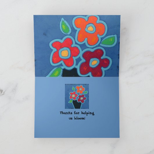 母の日は私たち両方のカードから カード (内部)