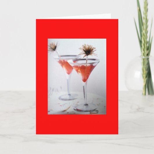 母の日は私の人生で特別な人に乾杯する カード (正面)