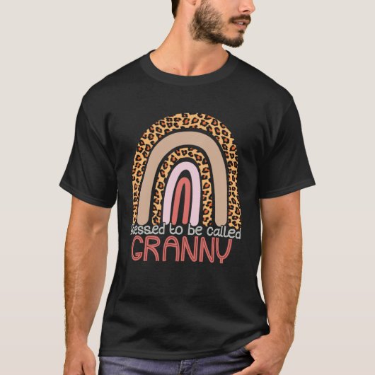 母の日は賛美グラニー・レインボーLと呼ばれる Tシャツ (正面)