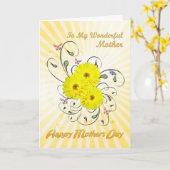 母の日は黄色い花 カード (黄色い花)