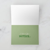 母の日ひまわり写真 カード (内部)