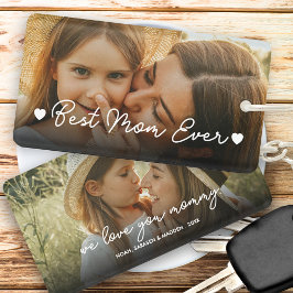 母の日への贈り物2最高の写真母 キーホルダー