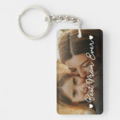 母の日への贈り物2最高の写真母 キーホルダー (正面)