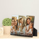母の日への贈り物3 Photo 最高の Mom Ever フォトプラーク<br><div class="desc">母最高の3つ写真コラージュ母の日ハート写真プラーク。</div>
