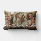 母の日への贈り物3 Photo 最高の Mom Ever ランバークッション (正面)