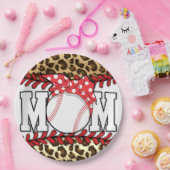 母の日めちゃくちゃな毛野球 ペーパープレート (パーティー)