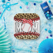 母の日めちゃくちゃな毛野球 ペーパープレート (パーティー)