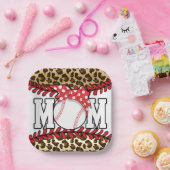 母の日めちゃくちゃな毛野球 ペーパープレート (パーティー)