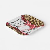 母の日めちゃくちゃな毛野球 ペーパープレート (傾斜あり)