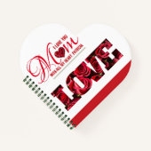 母の日よエレガントりモダン愛し ノートブック (正面)