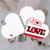 母の日よエレガントりモダン愛し ノートブック