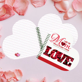 母の日よエレガントりモダン愛し ノートブック