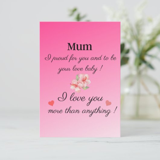 母の日を幸せに過ごす (スタンド正面)