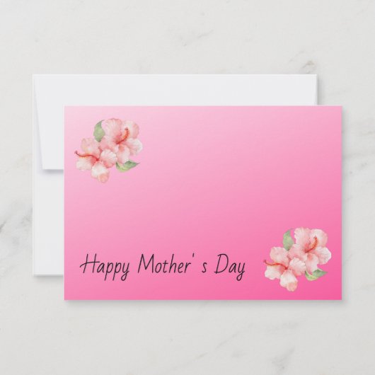 母の日を幸せに過ごす (裏面)