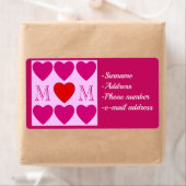 母の日を幸せに，パーソナライズ ラベル (インサイチュ)