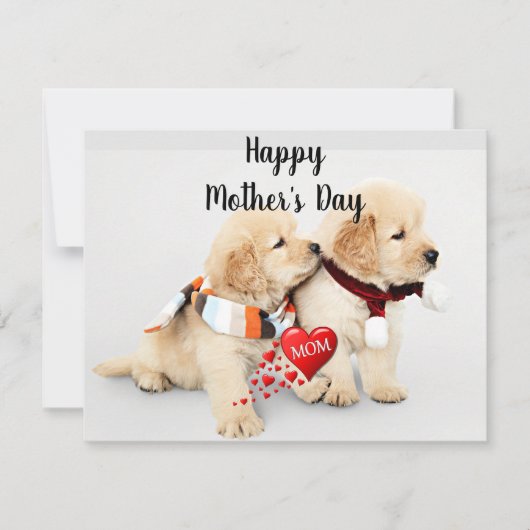 母の日を幸せに – 母を愛しなさい シーズンカード (正面)