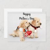 母の日を幸せに – 母を愛しなさい シーズンカード (正面/裏面)