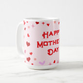 母の日を幸せに – 特別な人のために コーヒーマグカップ (正面左)