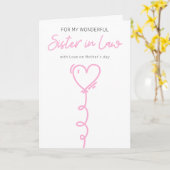 母の日を愛する気球|過去記事 カード (黄色い花)