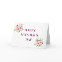 母の日を楽しむピンクの花々あいさつ