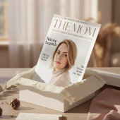 母の日を祝う高級感のあるカスタマイズ雑誌表紙 ポスター
