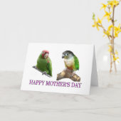 母の日を祝う カード (黄色い花)