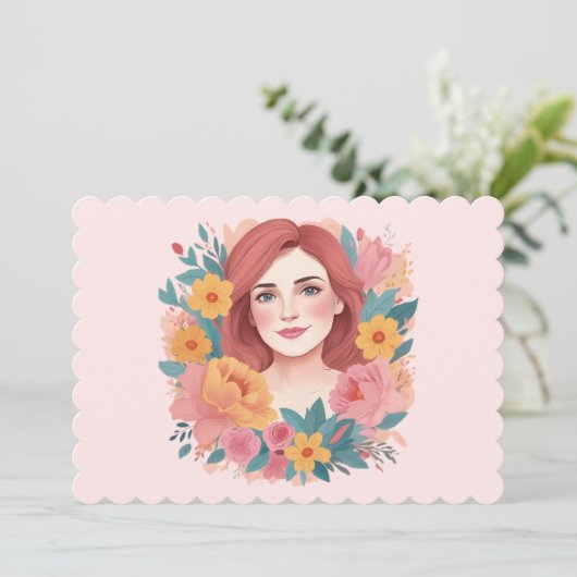 母の日イラストレーター シーズンカード (スタンド正面)