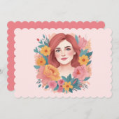 母の日イラストレーター シーズンカード (正面/裏面)