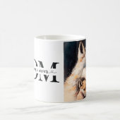 母の日ウルフベビー美しいクラシック贈り物 コーヒーマグカップ (中央)