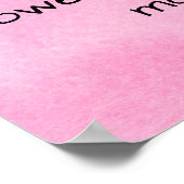 母の日エイブラハムリンカーン引用文 ポスター (角)